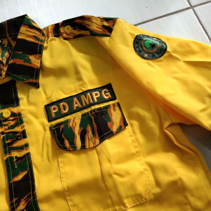 BAJU - KEMEJA AMPG GOLKAR KOMBINASI