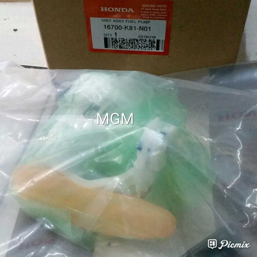 FUEL PUMP HONDA BEAT FI ESP 2016 - 2017 BEAT STREET ASLI  cod 24