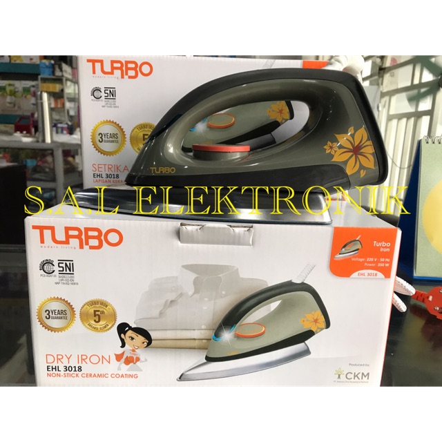Setrika Turbo 3018/3019 Ceramic