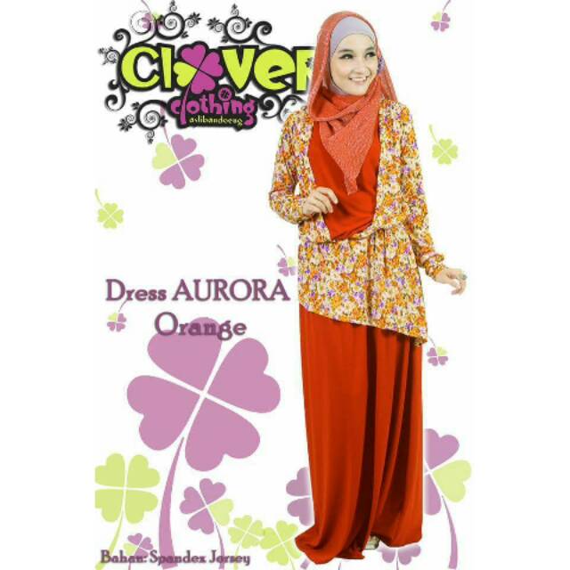 Gamis jersey sale  AURORA DRESS by clover clothing