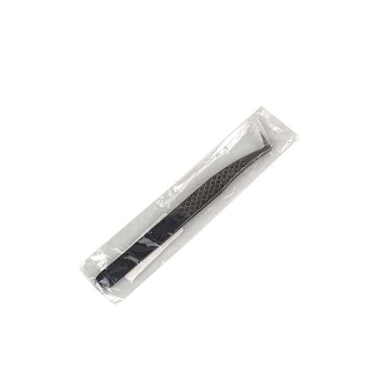 GIJ - HMQ Pinset Bulu Mata Stainless Steel Tweezers Anti-static