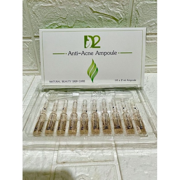 D2 ANTI~ACNE AMPOULE (NATURAL BEAUTY SKINCARE)isi 10