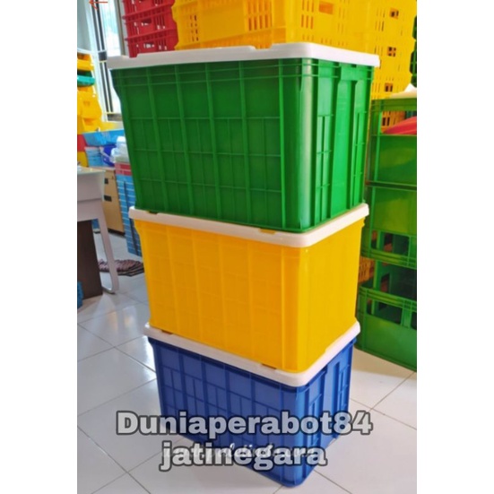 Container Box Industri Rabbit 2288 + Tutup / Container Box Serbaguna