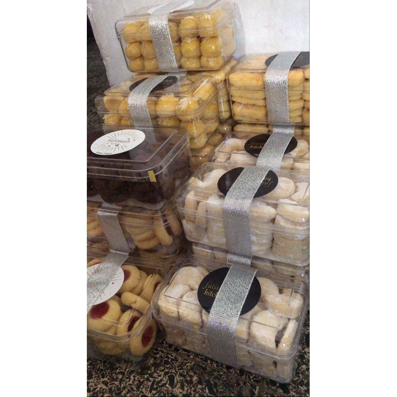 

kue kering kastengel, nastar, putri salju -/+ 500gr premium ingredients