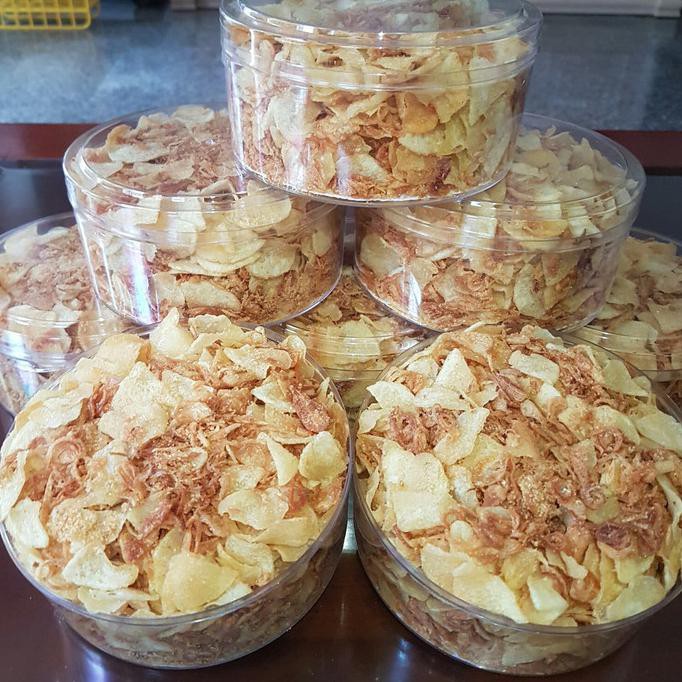 

Keripik Kentang Ebi (Dengan Bawang Goreng)