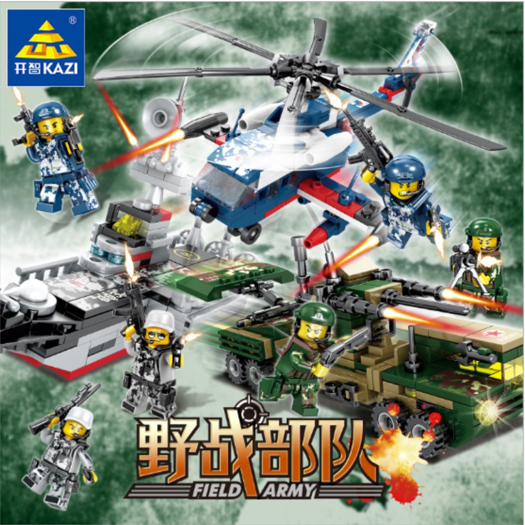 Lego Field Army Militer Series 2in1Fusion 1SET (6in1) Seri KY84067