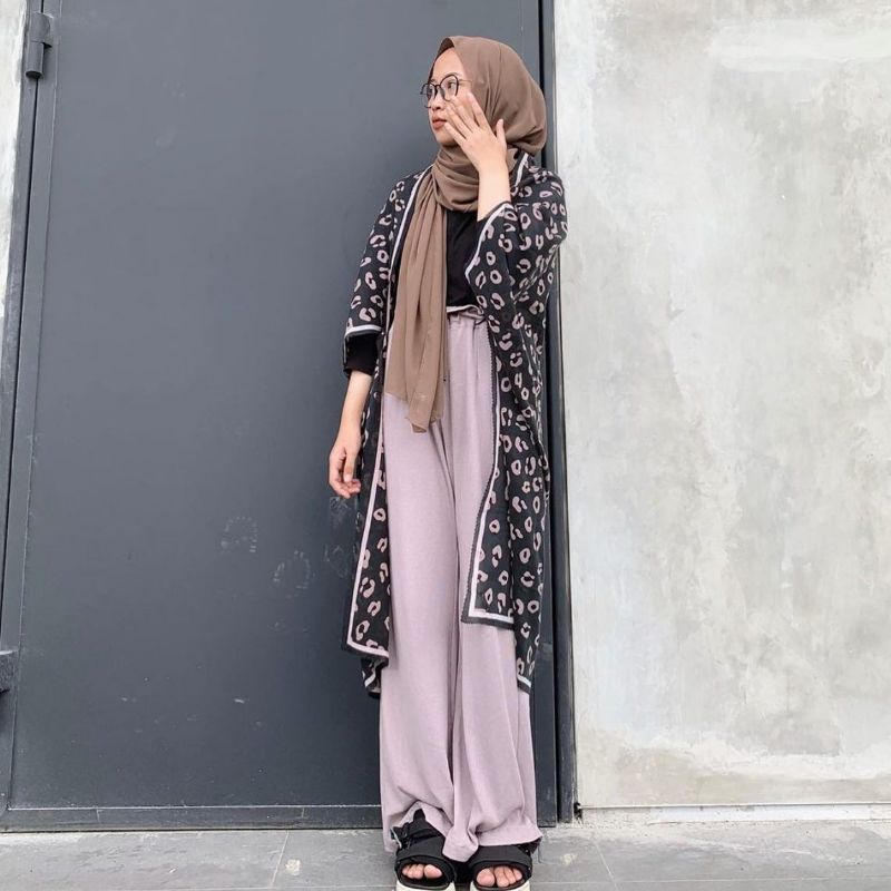 OUTER SCARF MOTIF TERBARU OUTER SCARF CARDIGAN SCARF LONG CARDI SCARF MURAH LONG CARDI WANITA BAHAN VOAL MOTIF