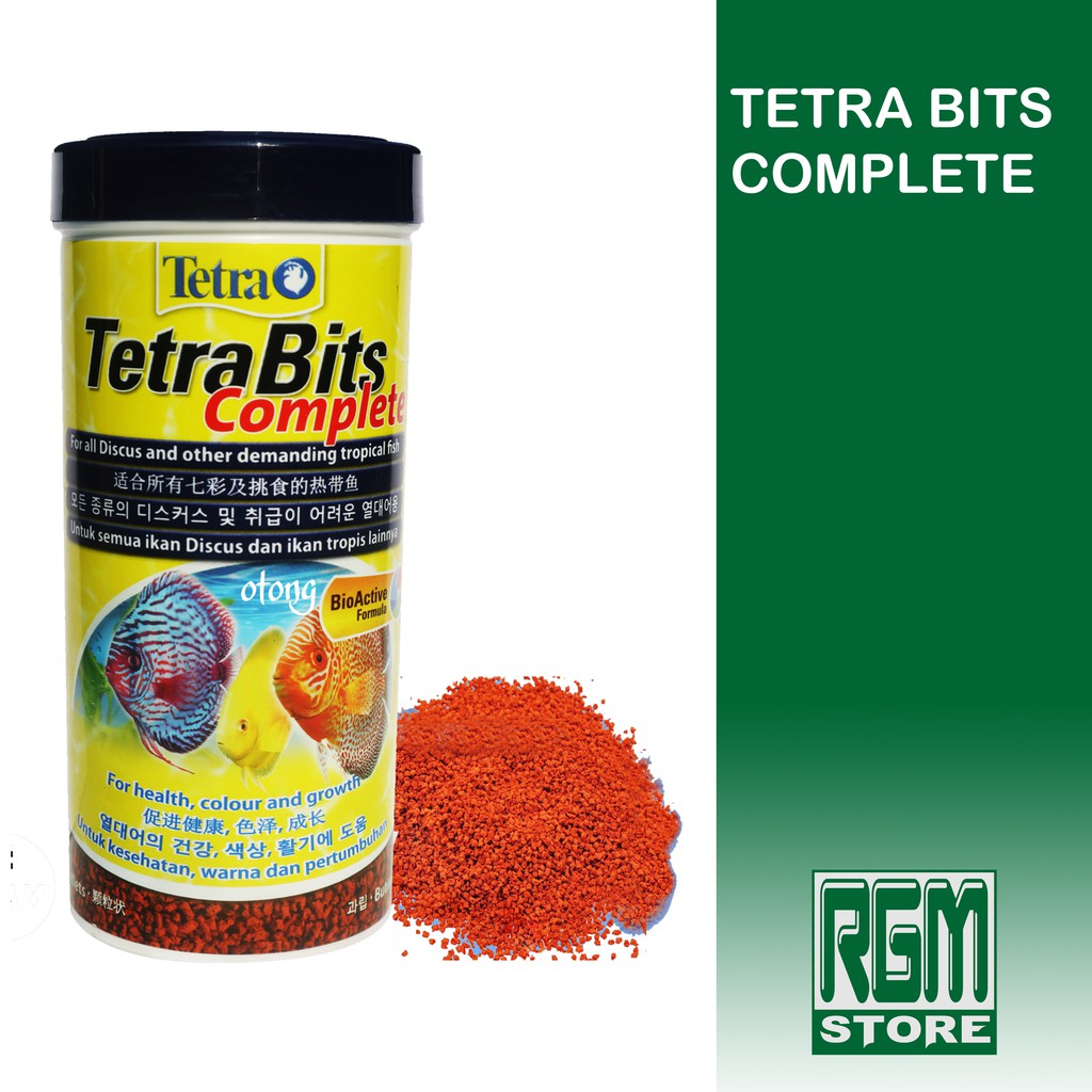 Tetra Bits tetrabits Complete Granules makanan pakan ikan aquarium