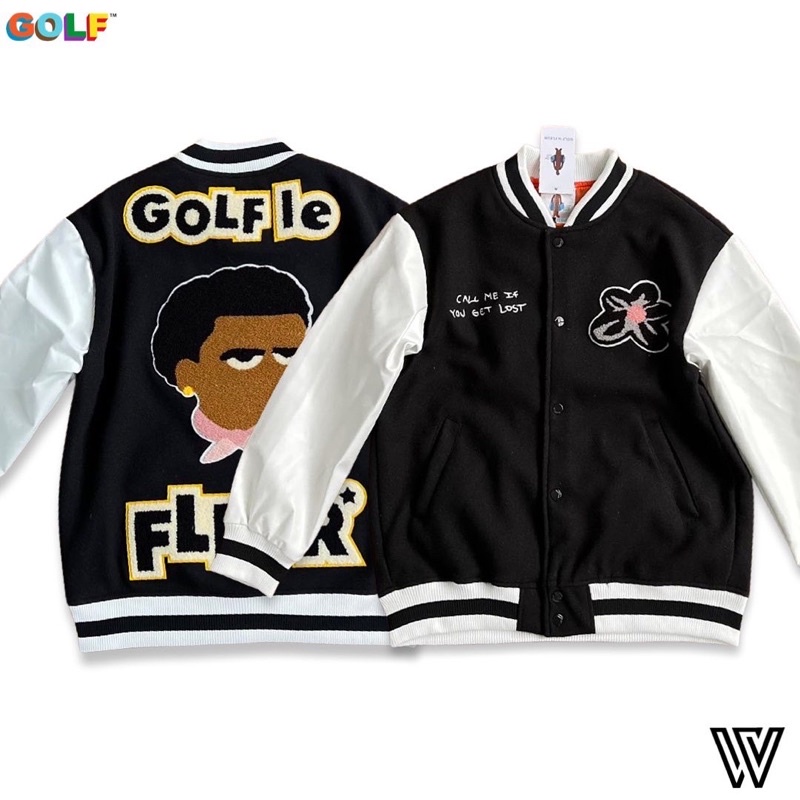 Golf Le Fleur Call Me If You Get Lost Varsity Jacket