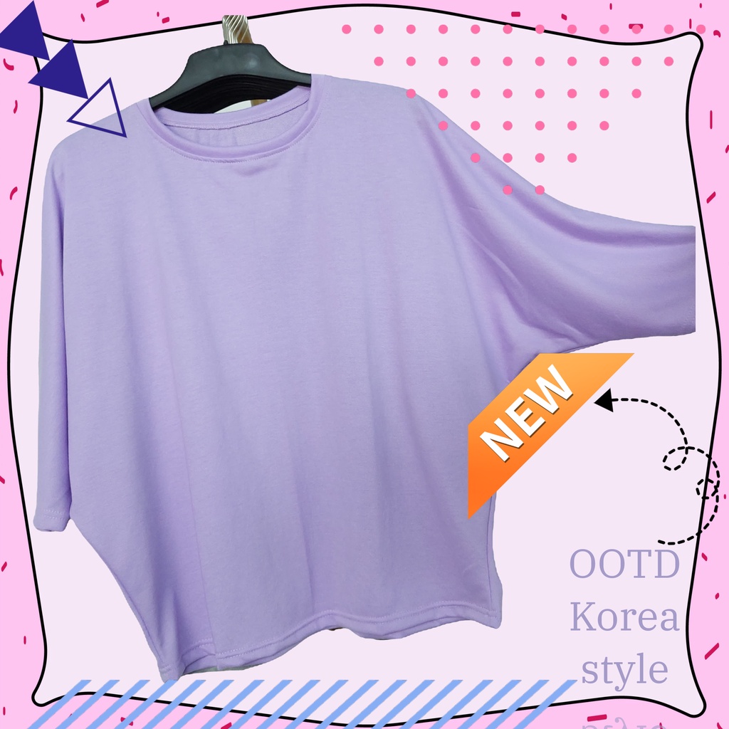 Atasan wanita blouse batwing top kekinian