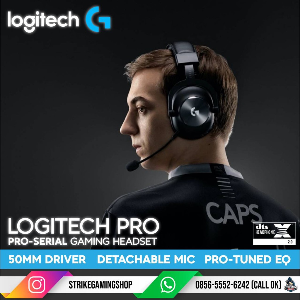 LOGITECH PRO SURROUND SOUND GAMING HEADSET