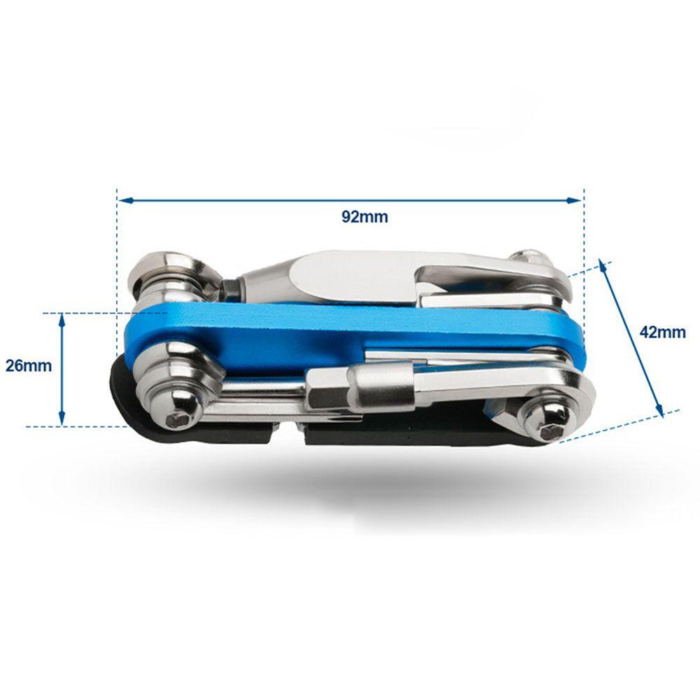 Lanfy Kombinasi Perbaikan Sepeda Tahan Lama Kualitas Tinggi Alat Sepeda Bike Repair On-board Repair Tool Allen Wrench Alat Pelepas Sekrup Sepeda Multifungsi