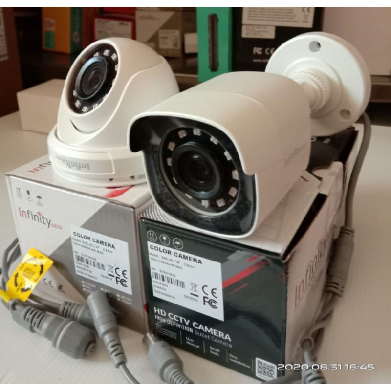 Paket high quality cctv infinity DVR 4mp 8channel