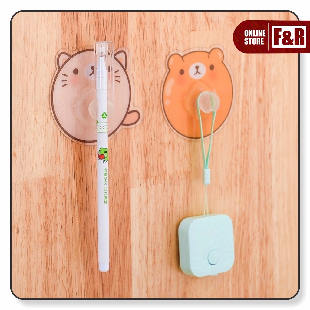 Tempat Sikat Gigi Pulpen Pensil Hook Tempel Dinding Kamar Mandi Gantungan Wastafel ToothBrush Holder