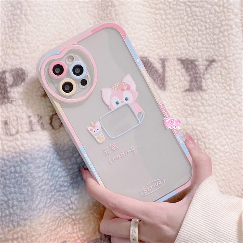 Case Pelindung Motif Kartun Untuk iPhone 12 13 11 Pro Max X Xs Max Xr 7 8 Plus jdj1