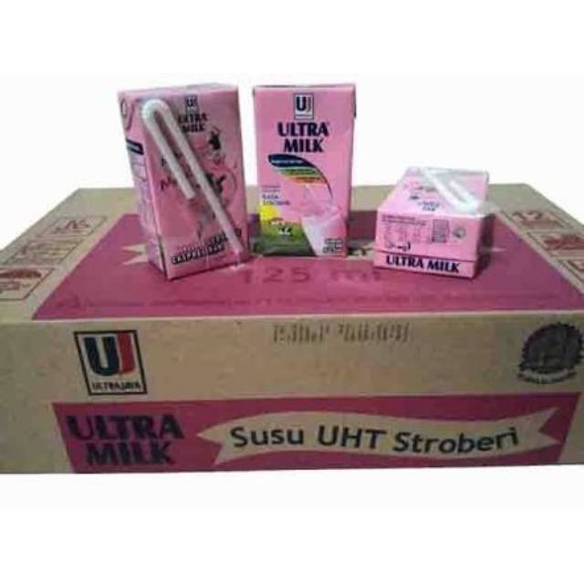 

SUSU ULTRA UHT 40 Pcs @125 ml Strawberry