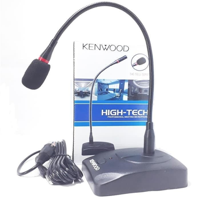 Mic Microphone Meja Podium Kenwood K-30 Suara Mantap