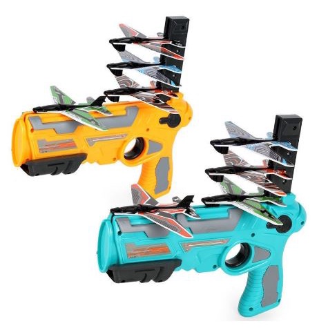 Mainan Anak Pistol Tembakan Pistol Ketapel Dance Hero Pesawat Air Plane Battle