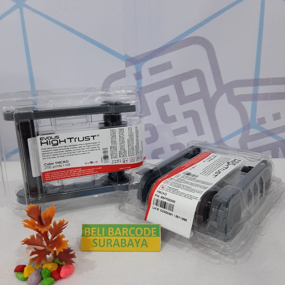 TINTA / RIBBON COLORS (YMCKO) PRINTER ID CARD EVOLIS ZENIUS PN: R5FP00308