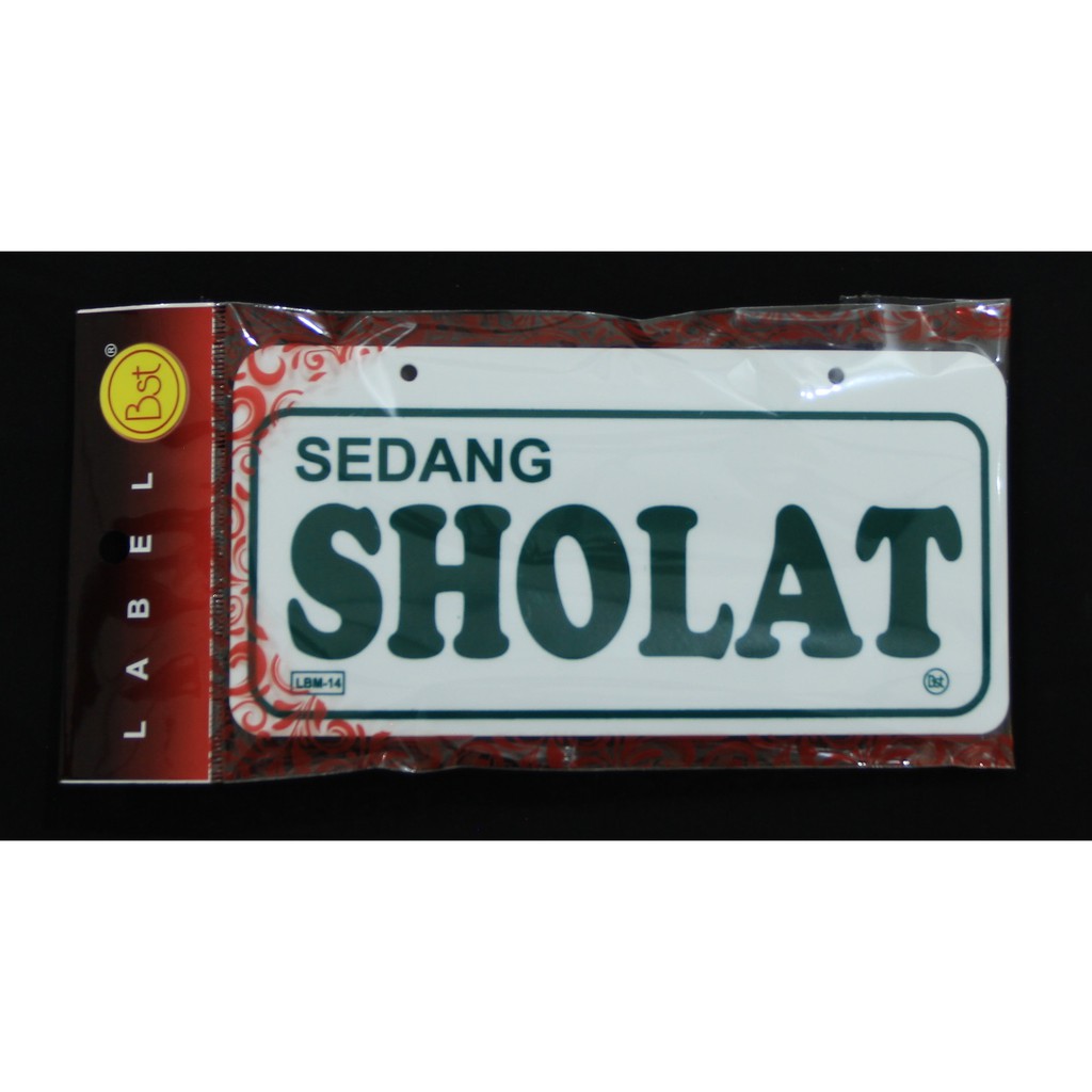 

Label Akrilik Sedang Sholat Gantung Medium