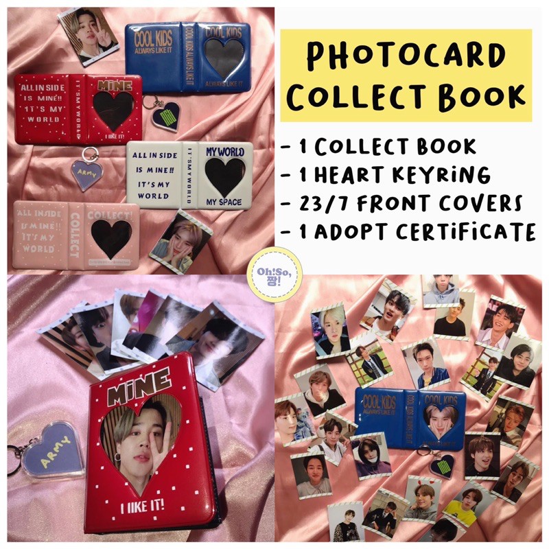 Album Photocard NCT BTS Heart Shaped Bentuk Hati Binder Collect Book