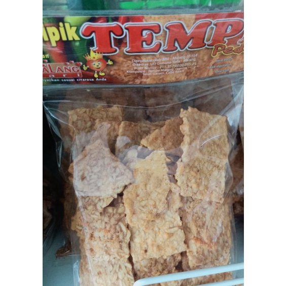 

KERIPIK TEMPE PEDAS