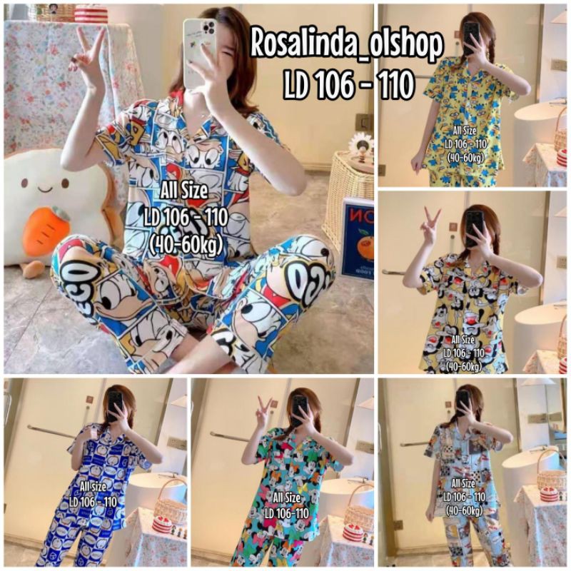 Piyama wanita import pp dan cp/fashion wanita/baju tidur murah C10-4