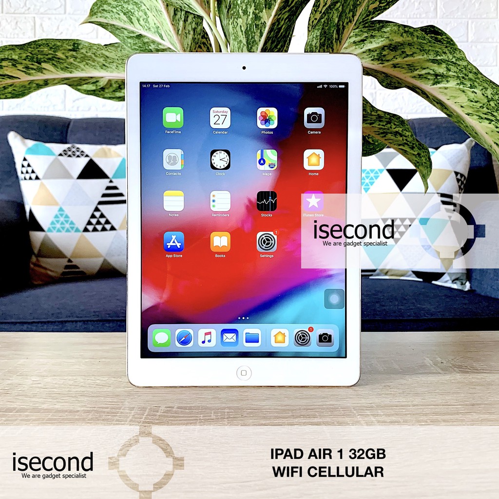 Ipad Air 1 32GB CELL 4G LTE Second Mulus