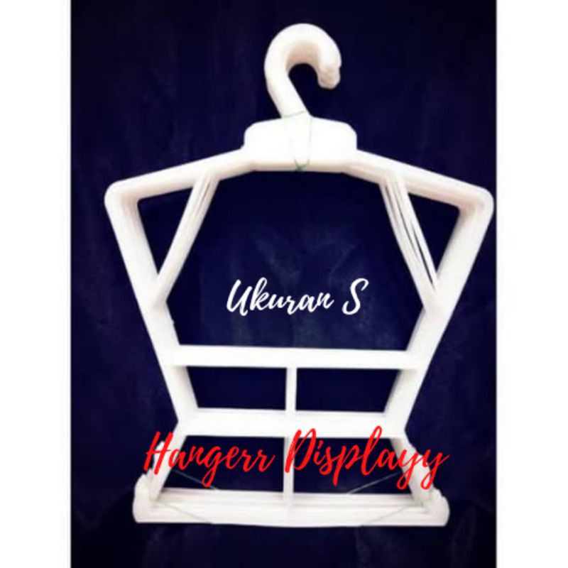 Hanger Setelan Anak 04 | Gantungan Baju Anak | Hanger Layang Display Anak | Setelan Size S (12pcs) | Isi 12 pcs hanger setelan anak 11 ori / pk |HANGER GANTUNGAN Baju Model Layang, Stelan, Baju Celana ANAK