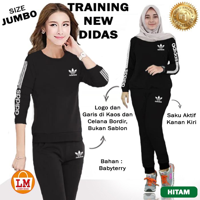 TERBARU TERMURAH TERLARIS Setelan Olahraga Senam Training Wanita New LMS 07756 07760 07764