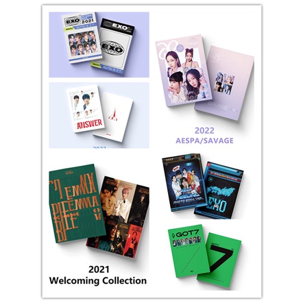 Album Foto KPOP EXO BTS BLACKPINK Straykids Aespa TWICE GOT7 Seventeen DIY