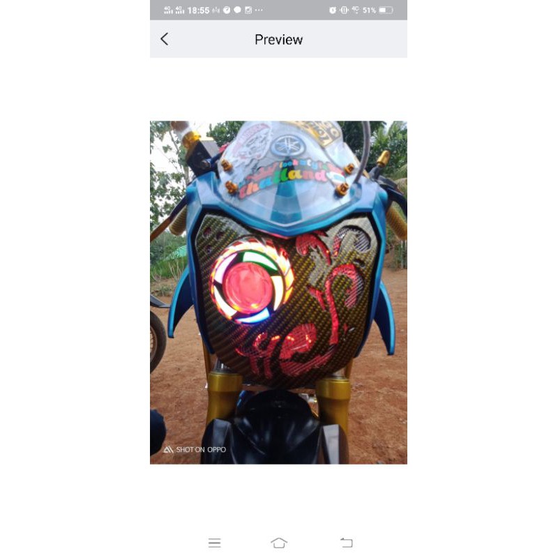 mika karbon proji vixion nvl