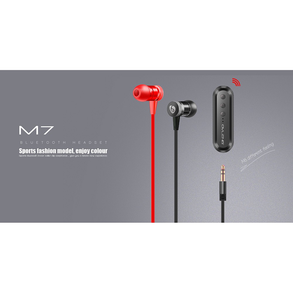 Earphone gaming ovleng ette detachable wired audio 3.5mm wireless bluetooth 4.2 microphone with micro sd tf card m-7 m7
