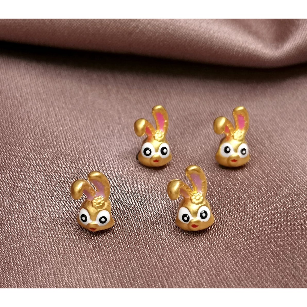 Charm  Stella Bunny / Kelinci Emas kadar 24k HK Hongkong 999.9% 9999