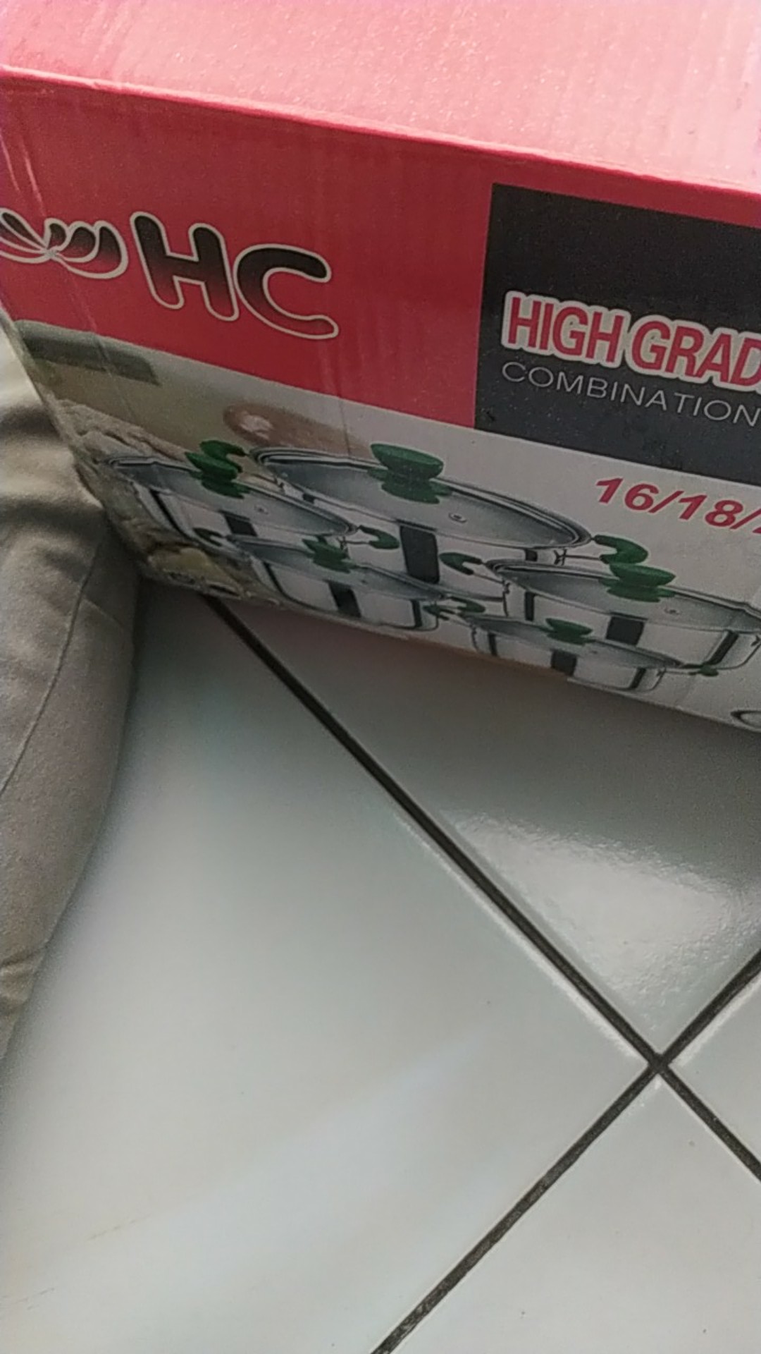 Panci Set Happy Call Stainless 10 Pcs + Tutup Kaca Panci Beranak Tutup Kaca