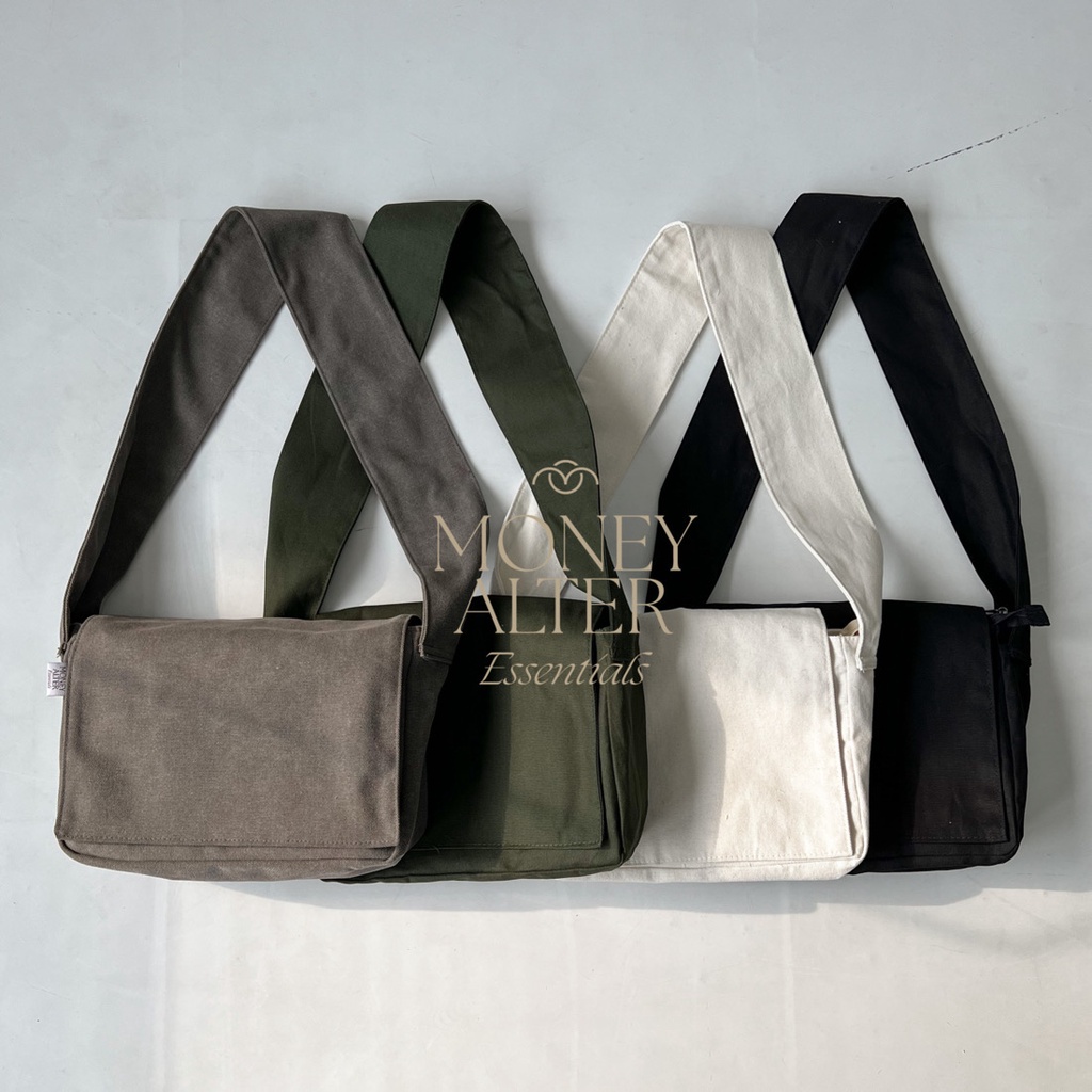 Money Alter - London Bag / Tas Slempang Kanvas
