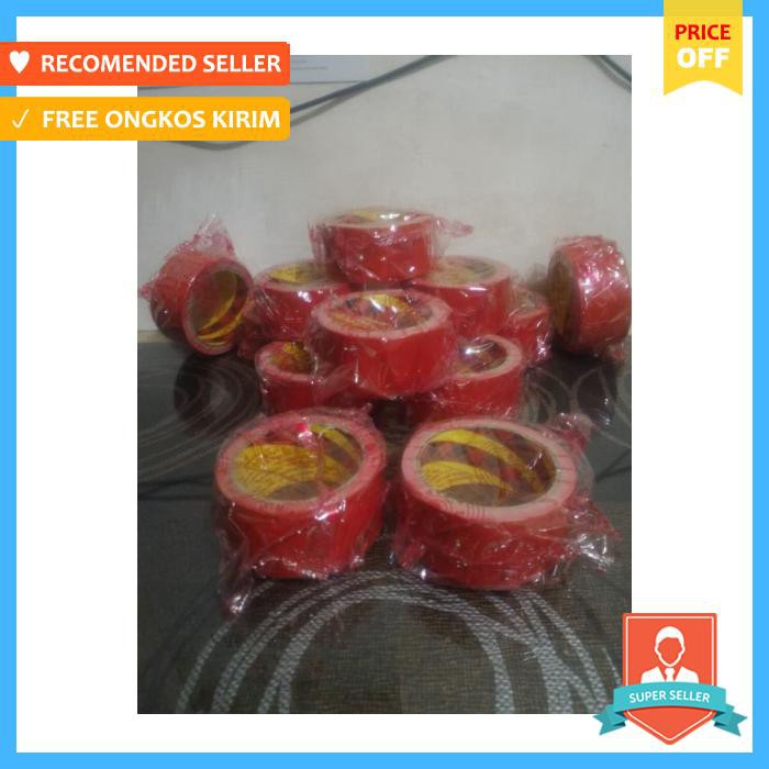 

Lakban Kain Warna Merah Tachimita/ Clocth Tape/Murah/Termurah - Pengikat & Perekat
