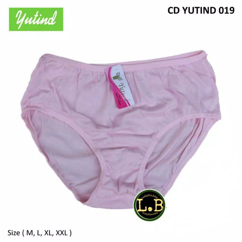 6pcs_ celana dalam YUTIND 019 SIZE M.L.XL.XXL / CD YUTIND WANITA