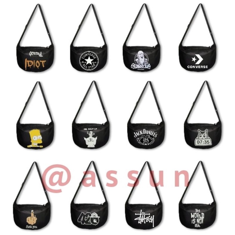 Jual Tas Selempang Pria Keren Sling Bag Kekinian Tas Anak Muda | Shopee