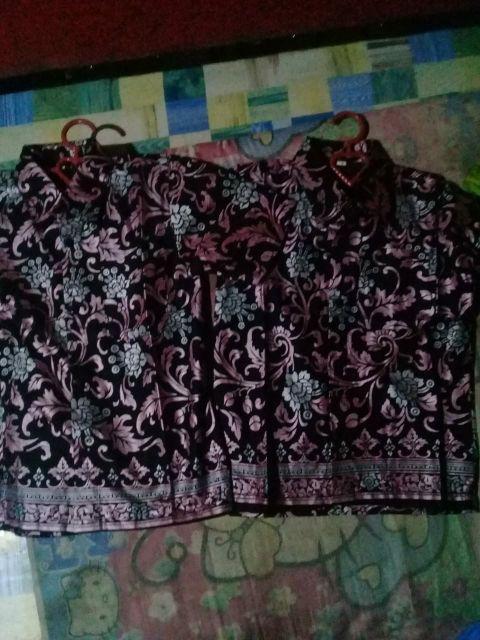 Sarimbit Longcardy Full Prada / Couple Batik Pink