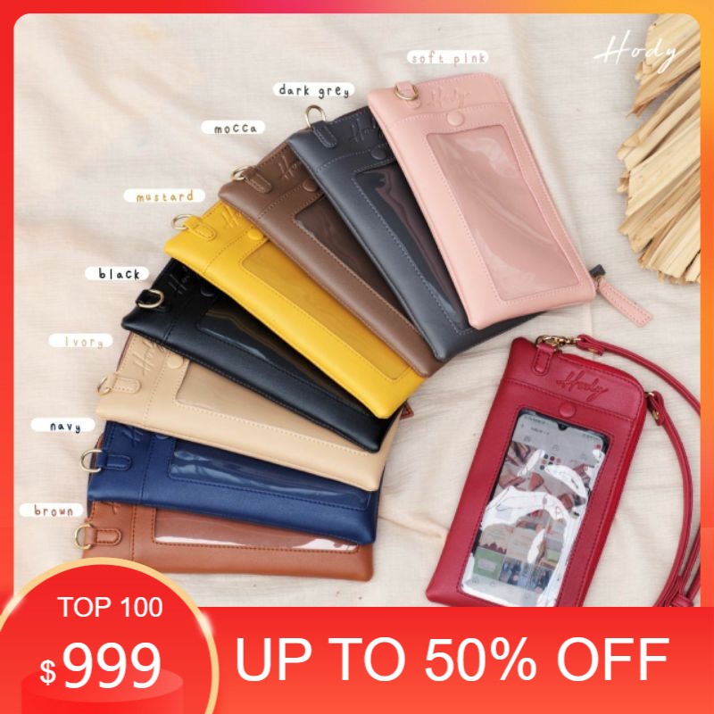 Adya Phone Case Tas Selempang Dompet Panjang Bahan Kulit Sintesis By Hody Bag Terbaru Original