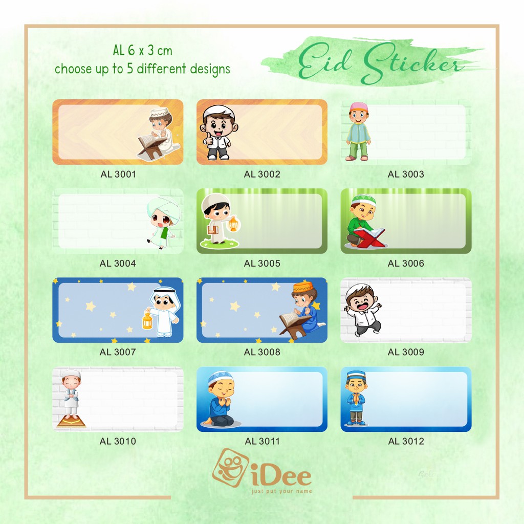 

Sticker Label Nama iDee (Tipe AL Muslim)