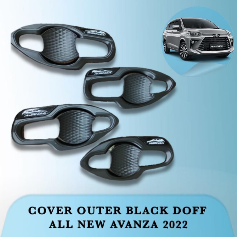 RPM- Aksesoris outer avanza 2022 hitam isk premium hitam doff