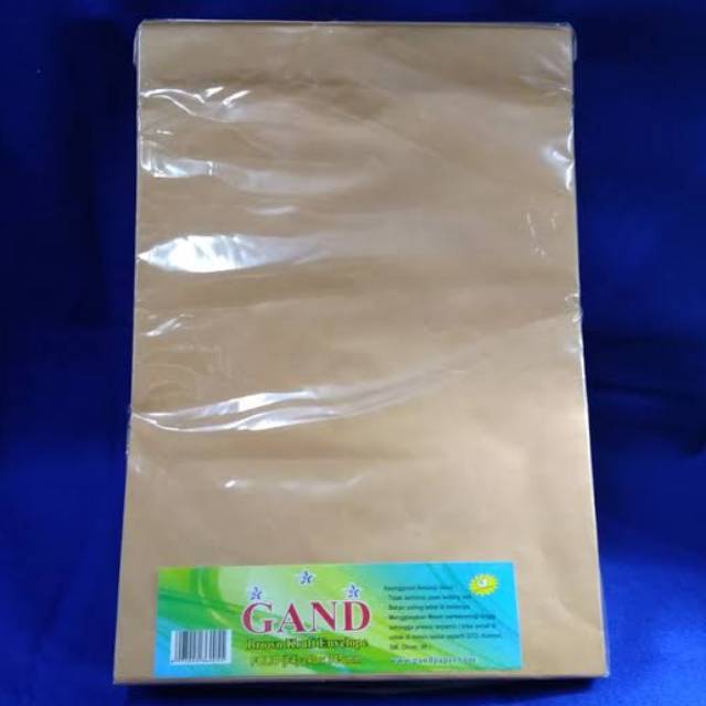 

Amplop Coklat Folio Polos isi 100 lembar