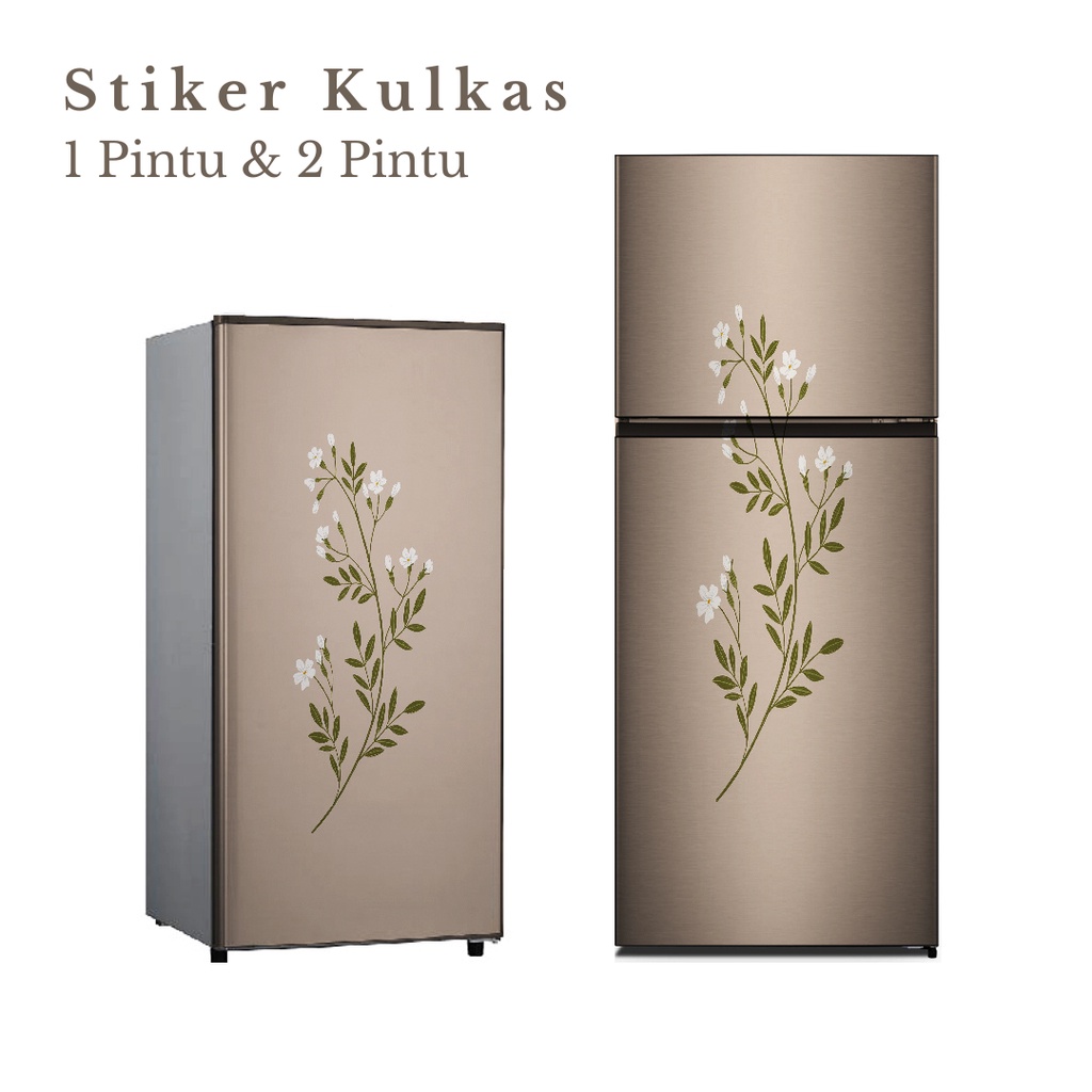 Stiker Kulkas 1 Pintu dan 2 Pintu motif Minimalist kode MT-66 - FM