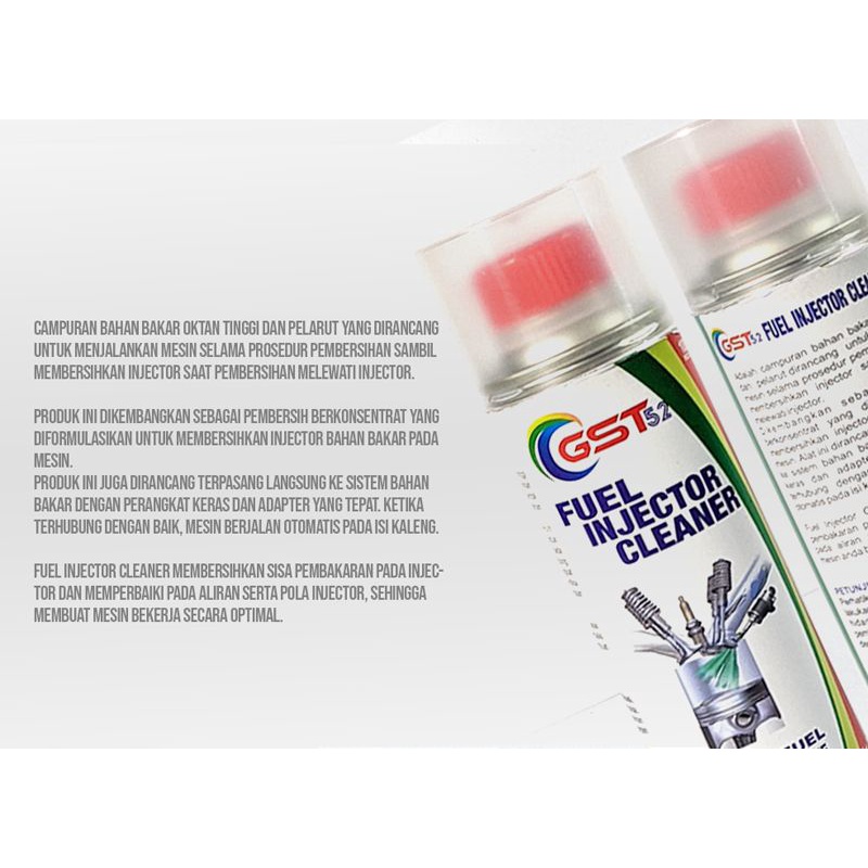 Pembersih Injector Cleaner Mobil Motor Infus GST52 500ml Injector Cleaner Tuang Ke Tangki