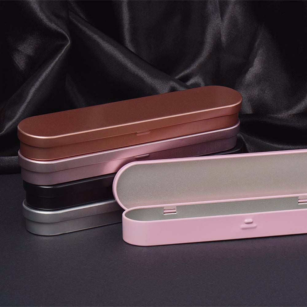 ELEGANT Fountain Pen Box Metal Pencil Case School Stationery Box for Kids Student Pen Case Cute Tin Box Multifunction Storage Box Gifts