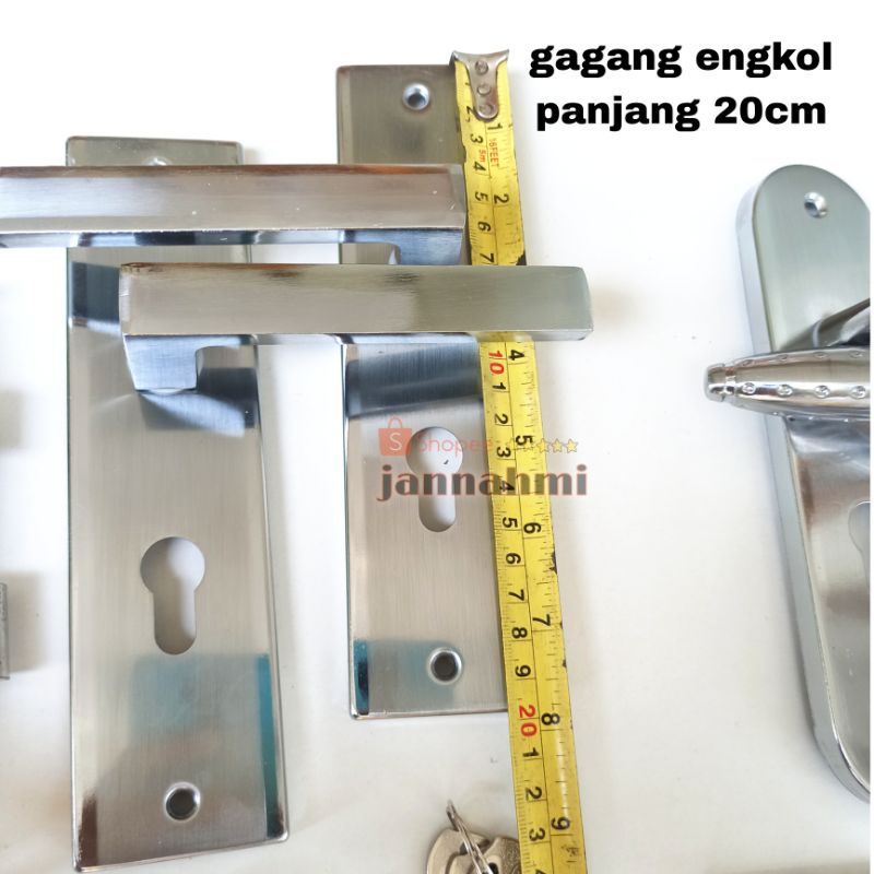1 set handle kunci kunci kamar size medium ori berkualitas