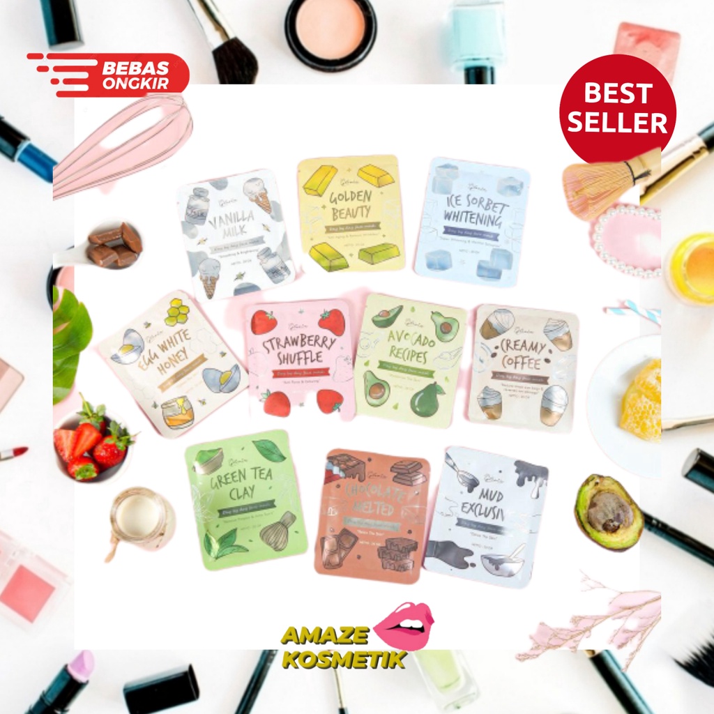 [ 1Kg=65Pcs ]  MASKER LEA 10GR BPOM / MASKER LEA GLORIA TRAVEL SIZE [ 10GR TRAVEL SIZE ] - BPOM