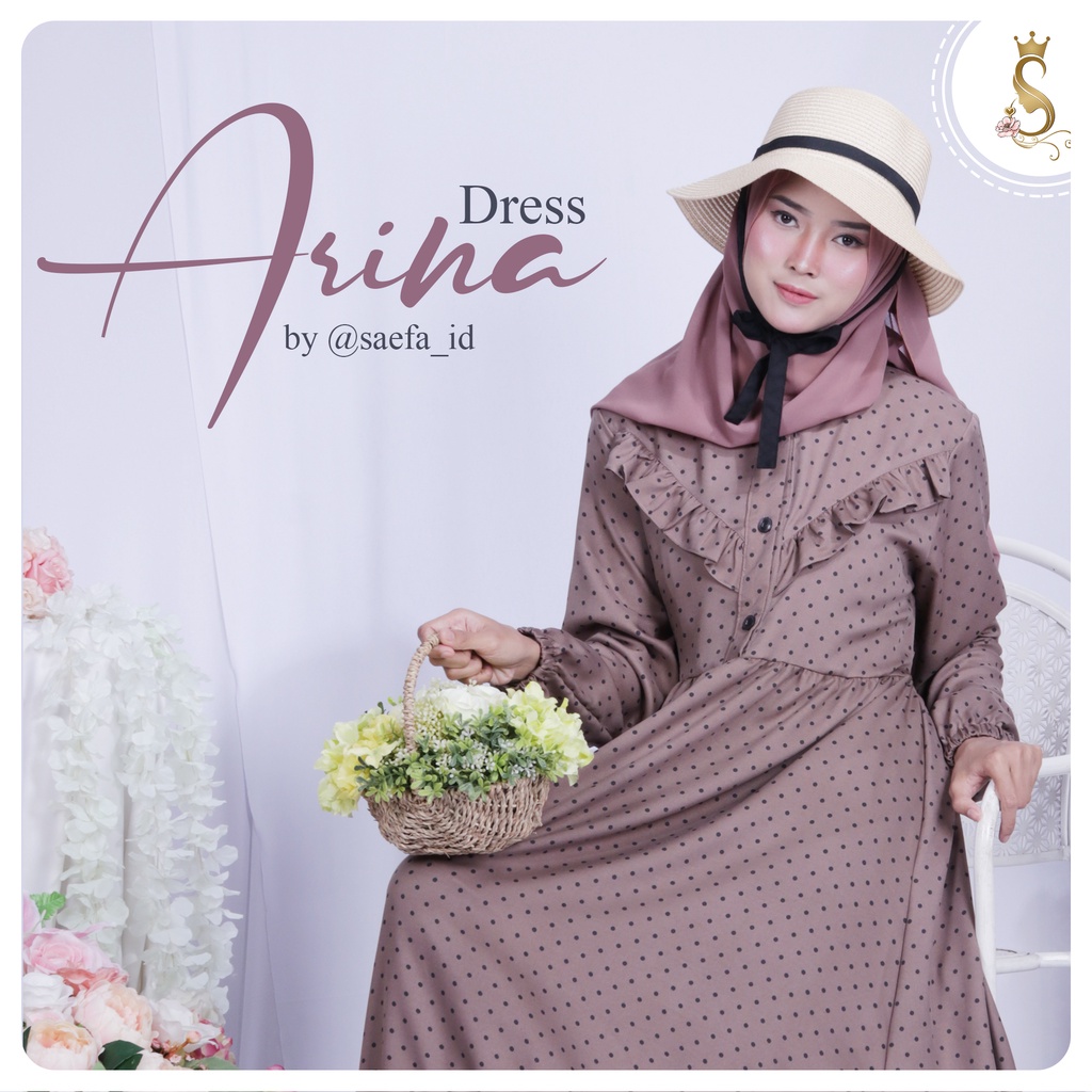 GAMIS CANTIK | ARINA DRESS by Saefa